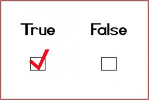 True False